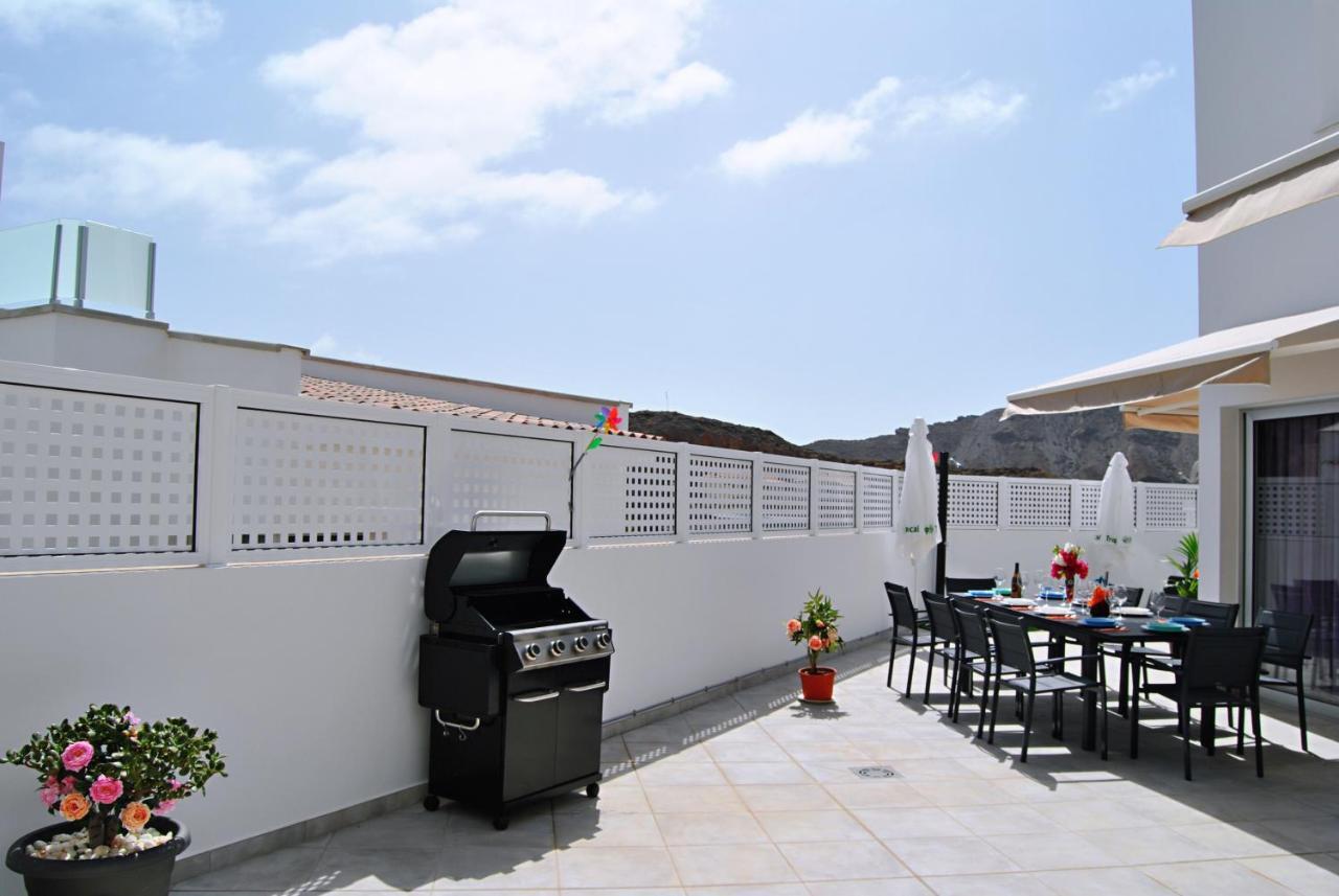 Big Villa Tauro With Private Heated Saltwater Pool & Jacuzzi & Bbq & Game Room & Arcade Games Mogan Exterior photo